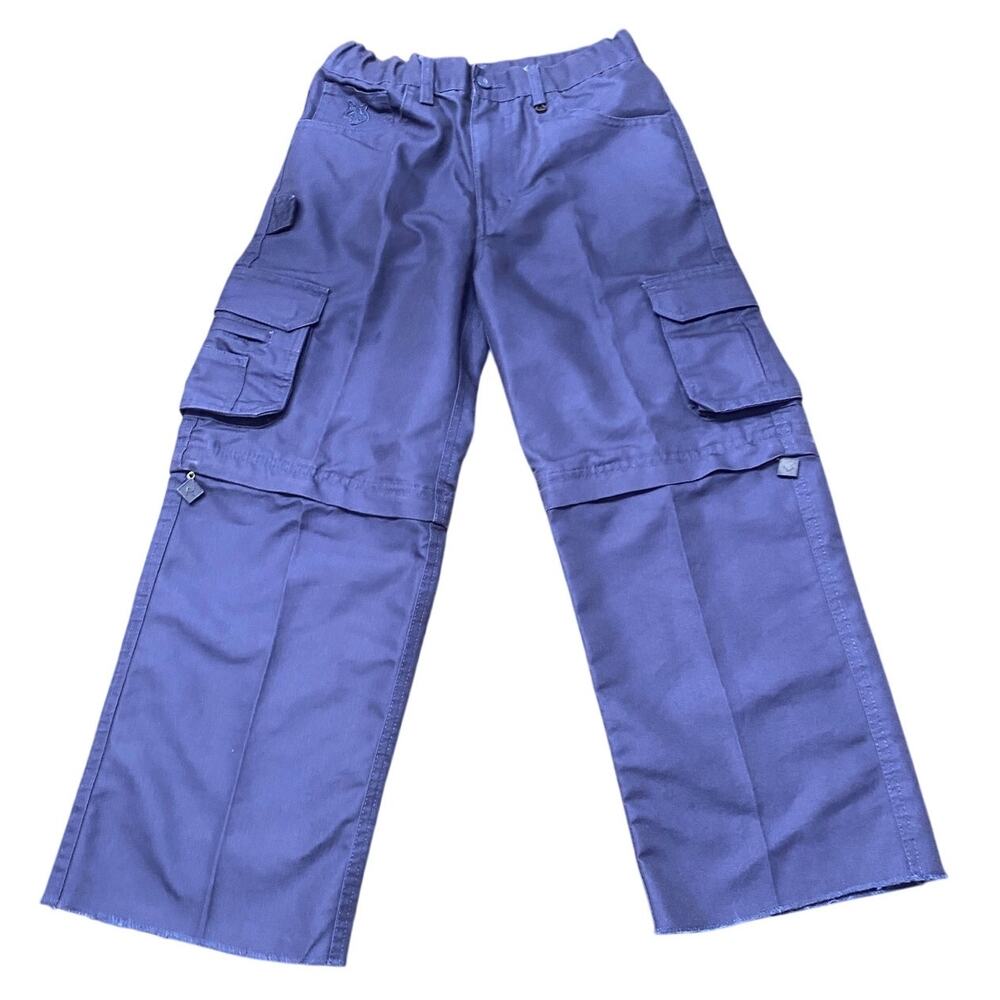 Boy Scouts of America Switchback Convertible Cargo Pants Youth 8 Blue Uniform